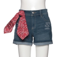 バンダナつきデニムショートパンツ