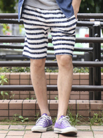 ジャガードボーダーショーツ