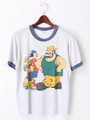 90's キャラクターＴシャツ  Popeye ポパイ   