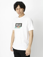 WEGO/RELAXボックスロゴTシャツ