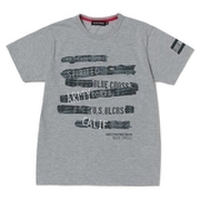 手書きブラシボーダーTシャツ