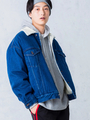 WEGO/ボアビッグデニムジャケット