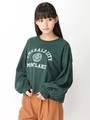 WEGO/バルーンスリーブプリントロングTシャツ