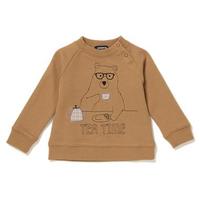 Tea Timeクマ裏毛トレーナー