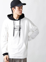 WEGO/フード切り替えロングTシャツ