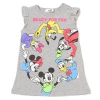 【50%OFF】Disneyコラボ袖フリルワンピース