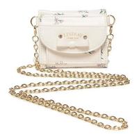 【50%OFF】チェーンストラップつき3つ折り財布