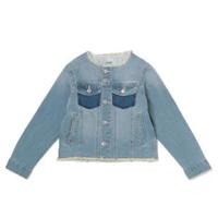 【50%OFF】ノーカラーデニムジャケット