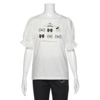 【50%OFF】バックリボンつきパフスリーブTシャツ