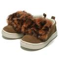 【50%OFF】フェイクファーつきスリッポン