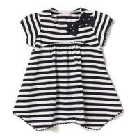 【50%OFF】ボーダースカラップテレコチュニック