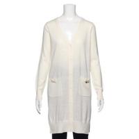 【50%OFF】ミニリボンつきロングニットカーディガン