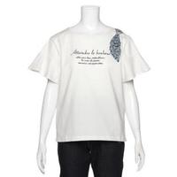 【50%OFF】リバティ柄リボンつきＴシャツ