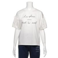 【50%OFF】ロゴ刺しゅう入りボリューム袖Tシャツ