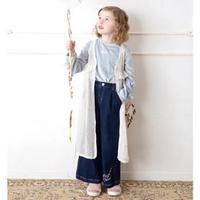 【50%OFF】星柄シフォンロングジレ