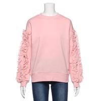 【50%OFF】袖フリルトレーナー