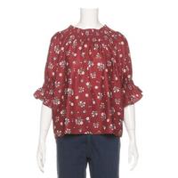 【50%OFF】花柄スモッキングチュニック