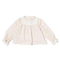 【50%OFF】小花リボン柄ブラウス