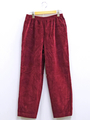 イージーパンツ コーデュロイパンツ  ベロアパンツ 