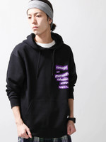 WEGO/ランダムボックスロゴプルパーカー