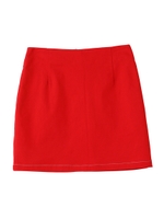 #1 BASIC SKIRT/レッド