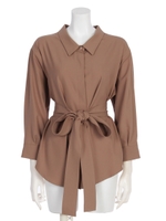 2WAYバイカラーホールBL/ベージュ