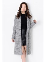 3つ釦ウールチェスターコート/MIX