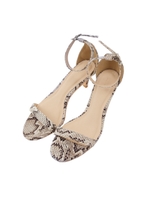 6cmヒールストラップサンダル/スエード/レッド