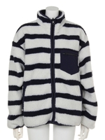 ACTIVE ボア リバーシブル ジャケット/柄NVY