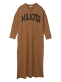 ARCH LOGO LONG DRESS/ベージュ