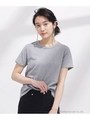 AntiSoakedバックツイスtee/トップグレー