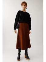 BELTED FLARE スカート/BRN