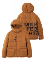 BIG LOGO PUFF JACKET/ベージュ