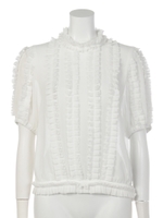 FRILLED LINE BL/WHT