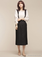 Iラインベルト付きジャンスカ/ブラック