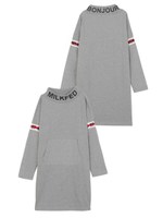 LINE LOGO HIGH NECK DRESS/アッシュ