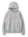 MILKFED. X CHAMPION GOTHIC LOGO SWEAT HOODIE/レッド