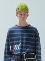 O!Oi LONG SLEEVE T-SHIRTS/purple stripe