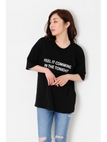 OSボックスロゴTシャツ/BLACK