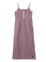 PLAID CAMI DRESS/レッド