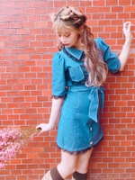 RS girly denim O/P/ブルー