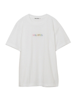 S/S TEE MULTI EMBROIDERED STENCIL LOGO/マルチ