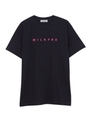 SS TEE EMBROIDERED EXTENDED LOGO/ネイビー