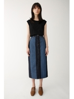 STRIPE DENIM スカート/BLU