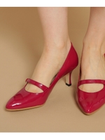 Sophia Collection（ソフィアコレクション）エナメルパンプス/ラズベリーピンク(073)