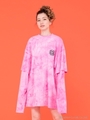 Tie Die pocket long tee/PINK