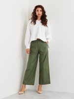 Urvin（アービン） ベイカーパンツ ワイド/OLIVE