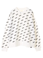 VANSロゴ柄スウェットプルオーバー/ホワイト