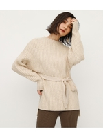 WAIST BELTED MG TOPS/IVOY3