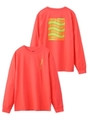 WAVE L/S REGULAR TEE/レッド